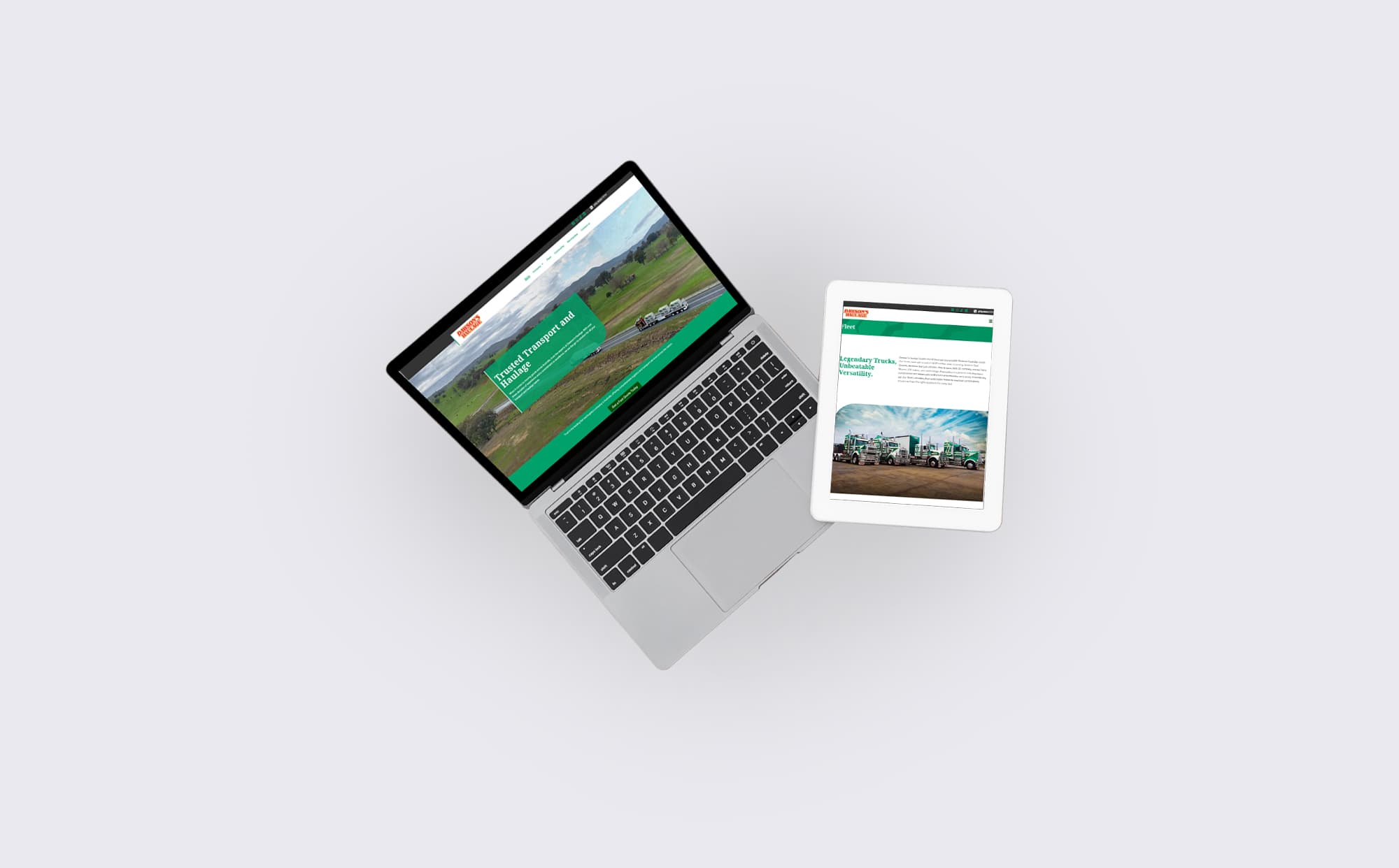 Website Development benefits for trucking companies